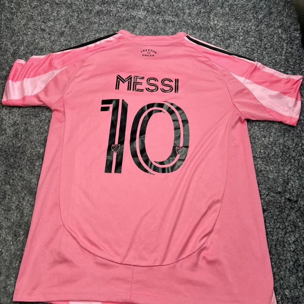 Adidas Aeroready Lionel Messi Jersey #10 Pink Home Size L Slim